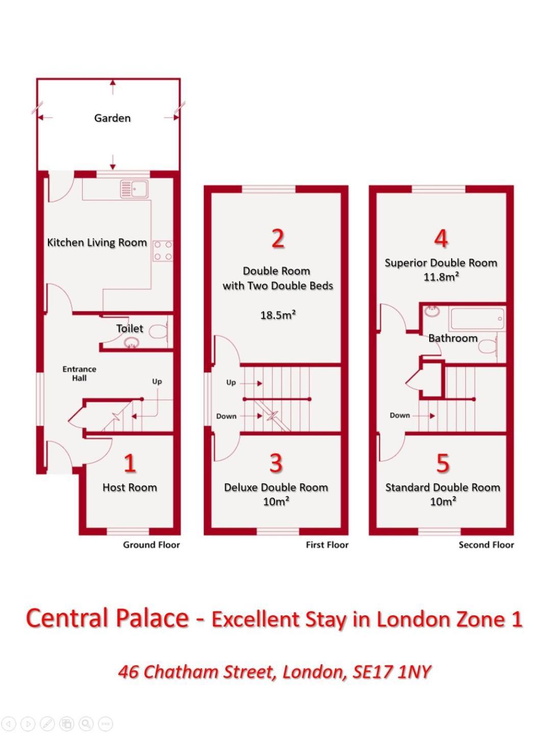 Central Palace - Excellent Stay In London Zone 1 外观 照片
